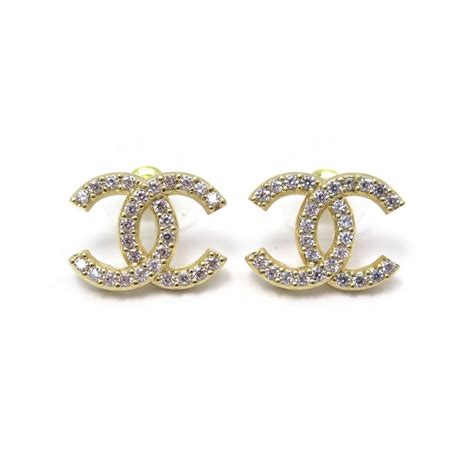 boucle d'oreilles chanel cc|Chanel Boucles d'oreilles .